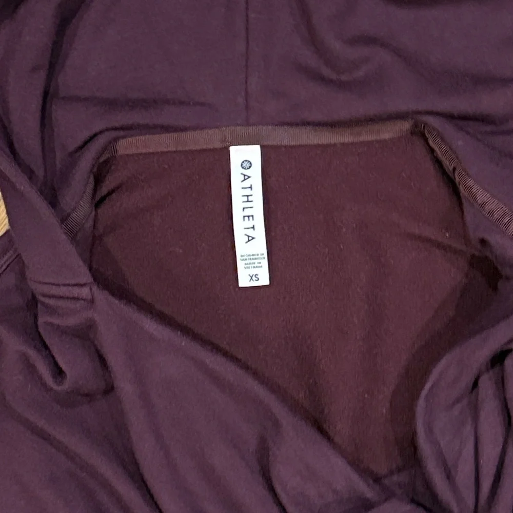 Athleta Purana Wrap Sweatshirt Hoodie | Size XS (Oversized) Pit to Pit, 28”)